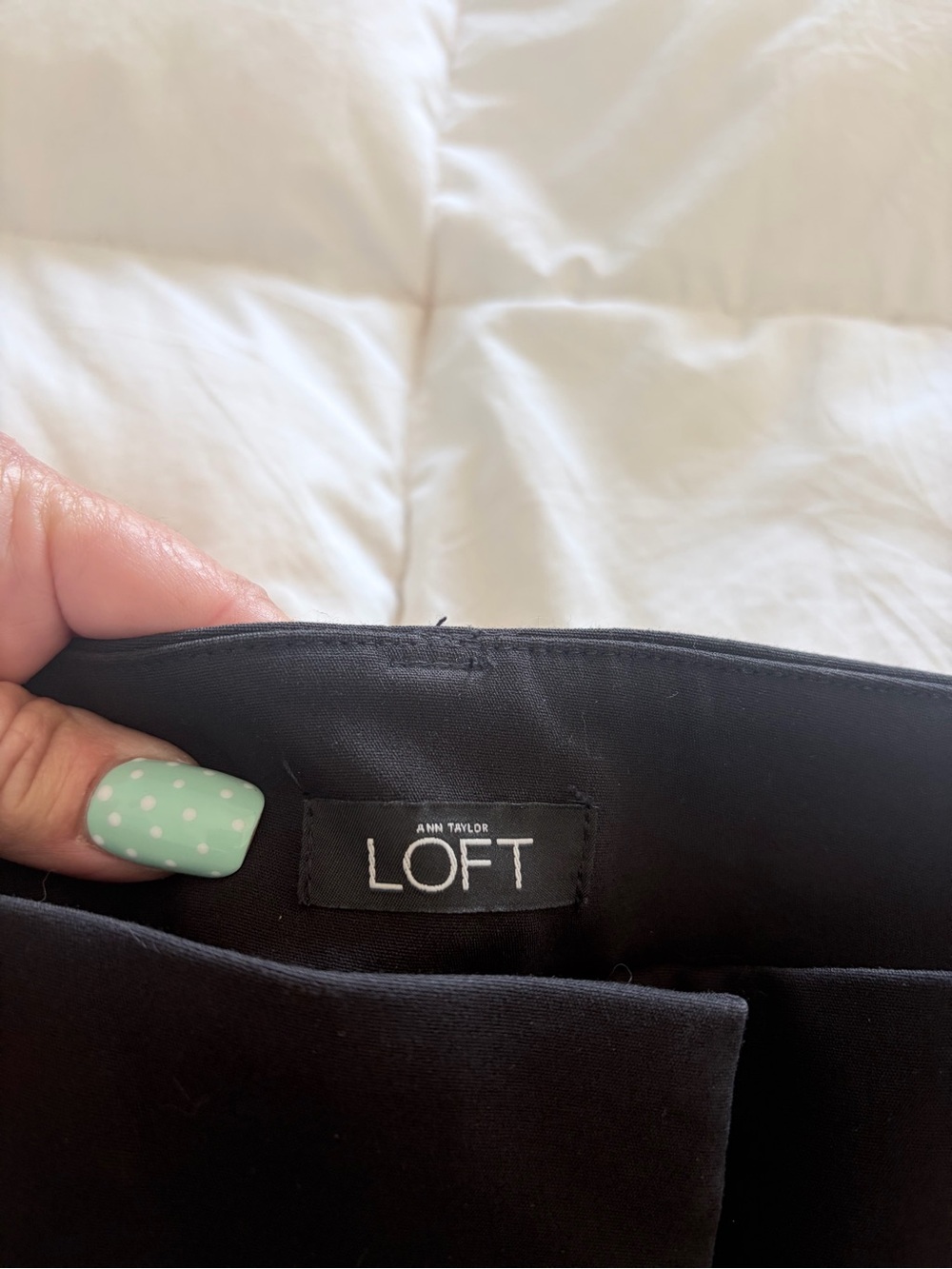 LOFT Black Slim Straight Ponte Trousers - Picture 4 of 6